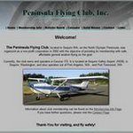 Visit the PFC Website Image of peninsula flying club website